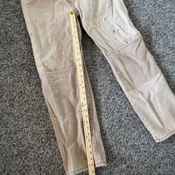 Dickies Mens Tan Double Knee Work Pants Size 34x30 - Picture 6 of 6